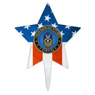 [200] CG: Command Master Chief Petty Officer (CMC) Cake Topper