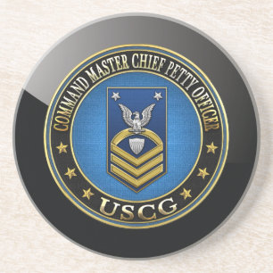 [200] CG: Command Master Chief Petty Officer (CMC) Drink Coaster