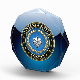 [200] CG: Commander (CDR) Acrylic Award