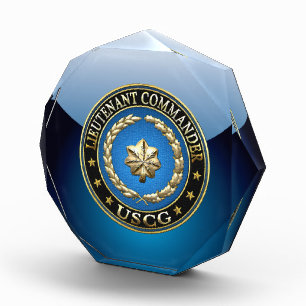 [200] CG: Lieutenant commander (LCDR) Acrylic Award