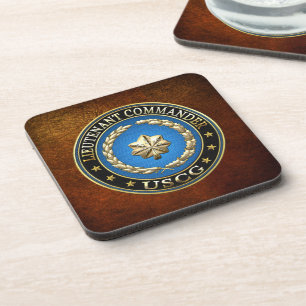 [200] CG: Lieutenant commander (LCDR) Drink Coaster