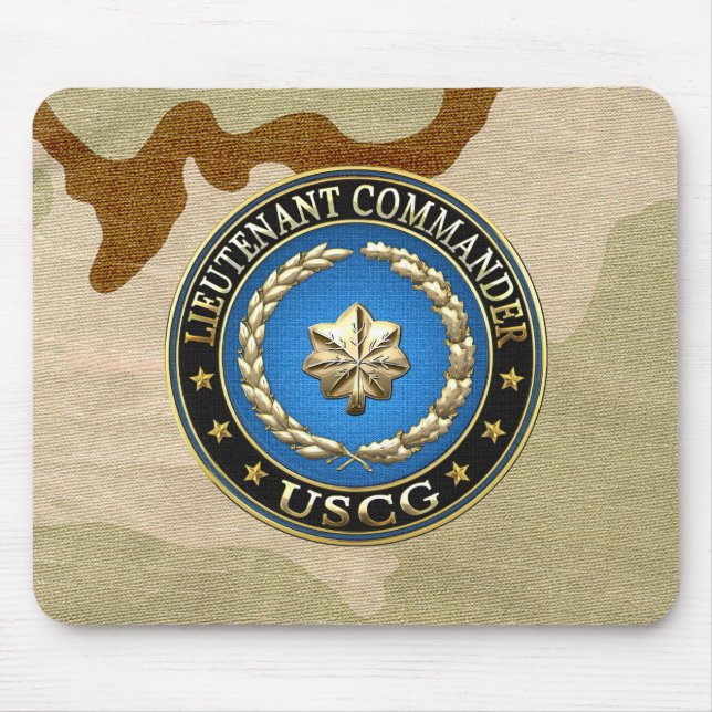 [200] CG: Lieutenant commander (LCDR) Mouse Pad (Front)