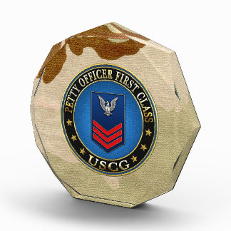 [200] CG: Petty Officer First Class (PO1) Acrylic Award