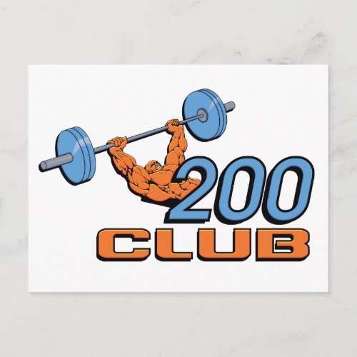 200 Club Postcard