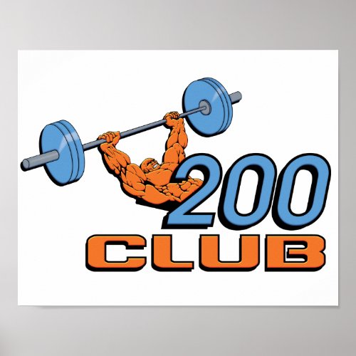 200 Club Poster