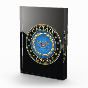 [200] Coast Guard: Captain (CAPT) Acrylic Award