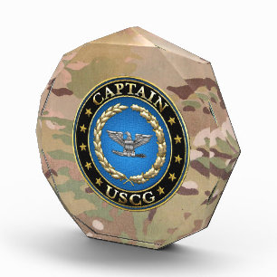 [200] Coast Guard: Captain (CAPT) Acrylic Award
