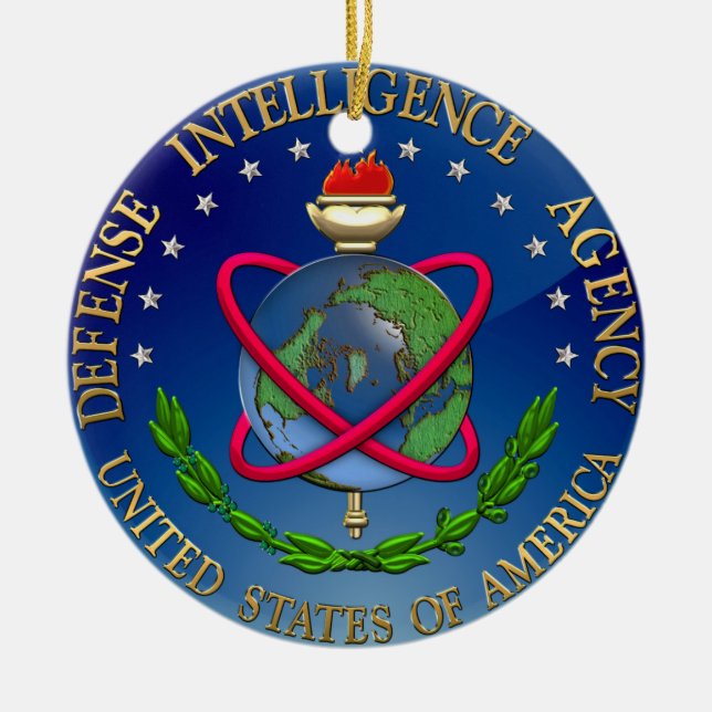 [200] Defense Intelligence Agency (DIA) Seal Ceramic Ornament (Front)