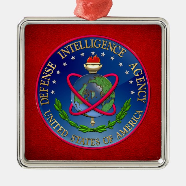 [200] Defense Intelligence Agency (DIA) Seal Metal Ornament (Front)