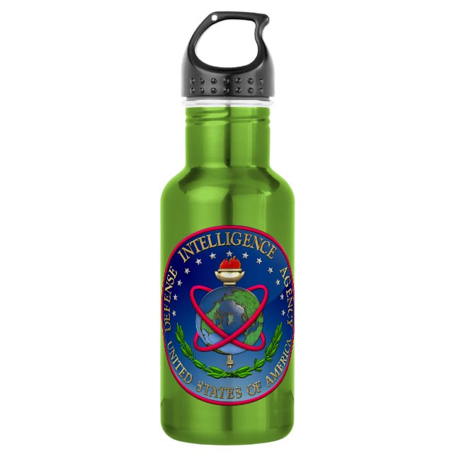 [200] Defense Intelligence Agency (DIA) Seal Stainless Steel Water Bottle (Front)