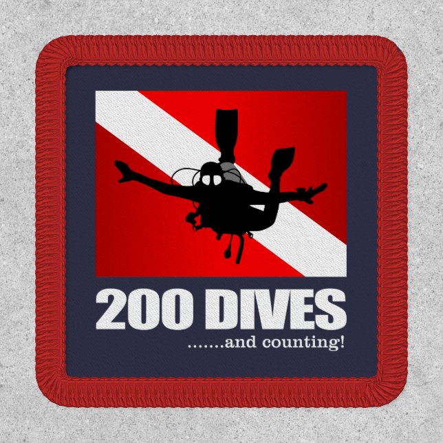 200 Dives  Patch (Front)