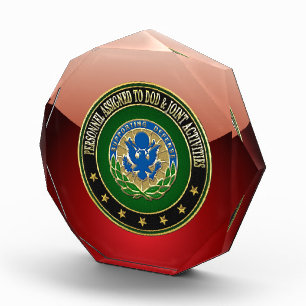 [200] DOD & Joint Activities DUI Special Edition Acrylic Award