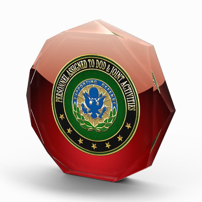 [200] DOD & Joint Activities DUI Special Edition Acrylic Award (Right)
