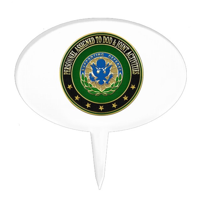 [200] DOD & Joint Activities DUI Special Edition Cake Topper (Front)