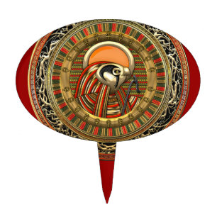 [200] Egyptian Sun God Ra Cake Topper