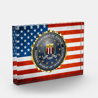 [200] FBI Special Edition Acrylic Award