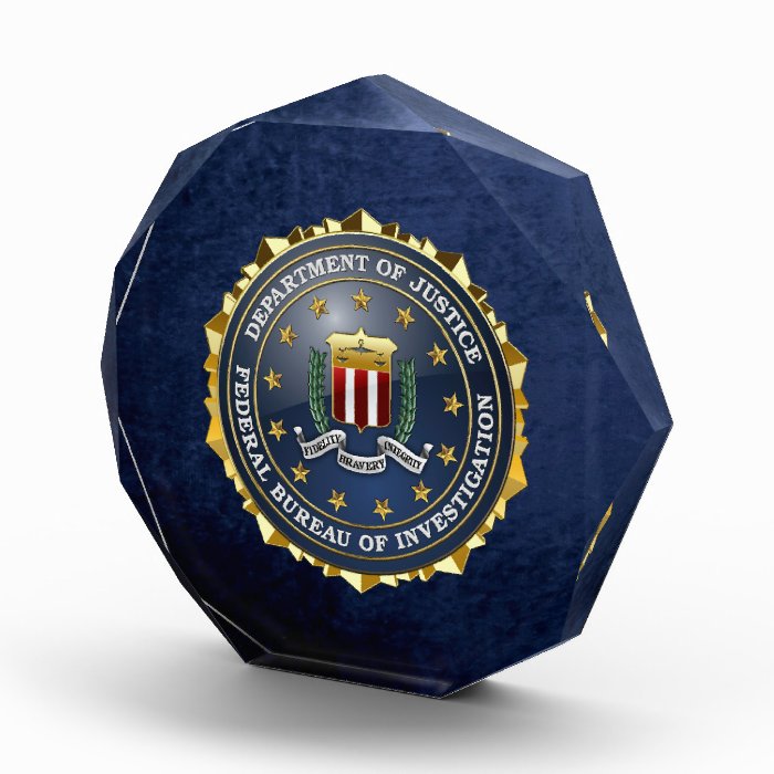 [200] FBI Special Edition Acrylic Award