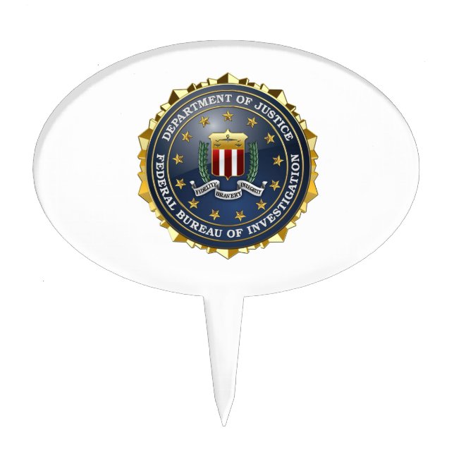 [200] FBI Special Edition Cake Topper (Front)