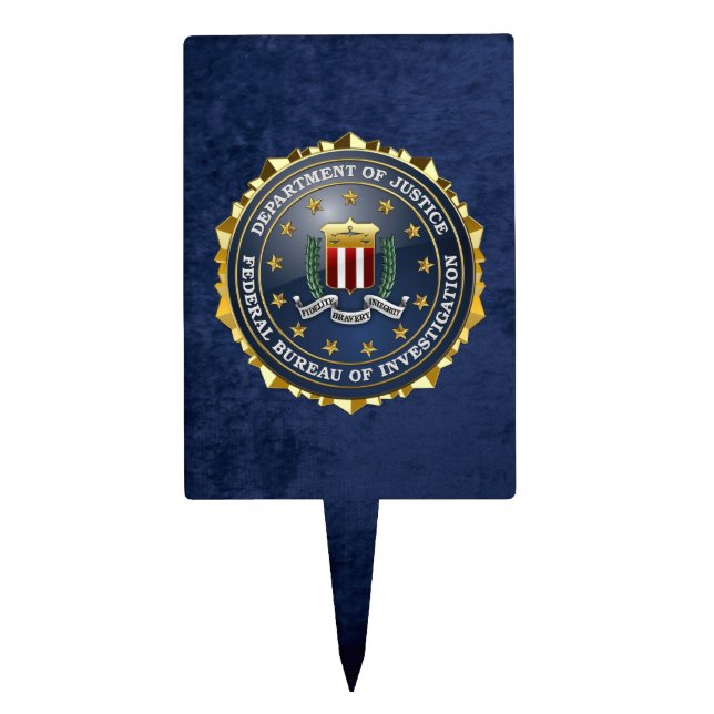 [200] FBI Special Edition Cake Topper (Front)