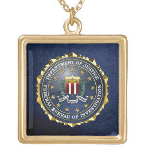 [200] FBI Special Edition Gold Plated Necklace