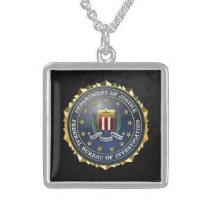 [200] FBI Special Edition Sterling Silver Necklace