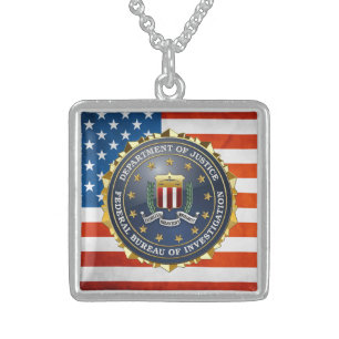 [200] FBI Special Edition Sterling Silver Necklace