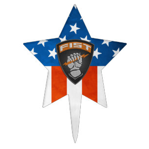 [200] Forward Observer (FIST) [Patch] Cake Topper