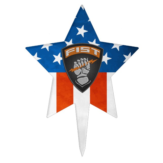 [200] Forward Observer (FIST) [Patch] Cake Topper (Front)