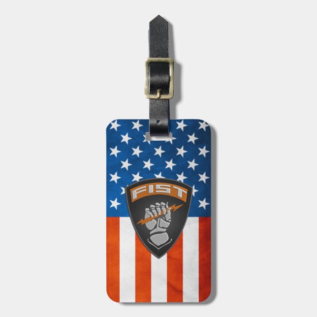 [200] Forward Observer (FIST) [Patch] Luggage Tag (Front Vertical)