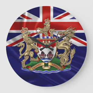 [200] Hong Kong - 1959-1997 Coat of Arms Large Clock