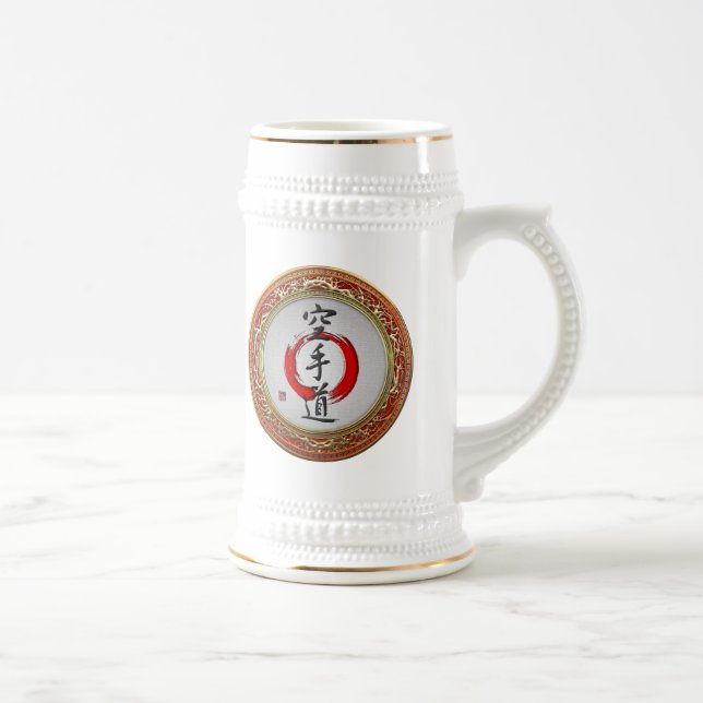 [200] Japanese calligraphy - Karate-do Beer Stein (Right)