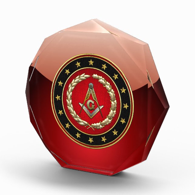 [200] Masonic Square and Compasses [3rd Degree] Award (Right)