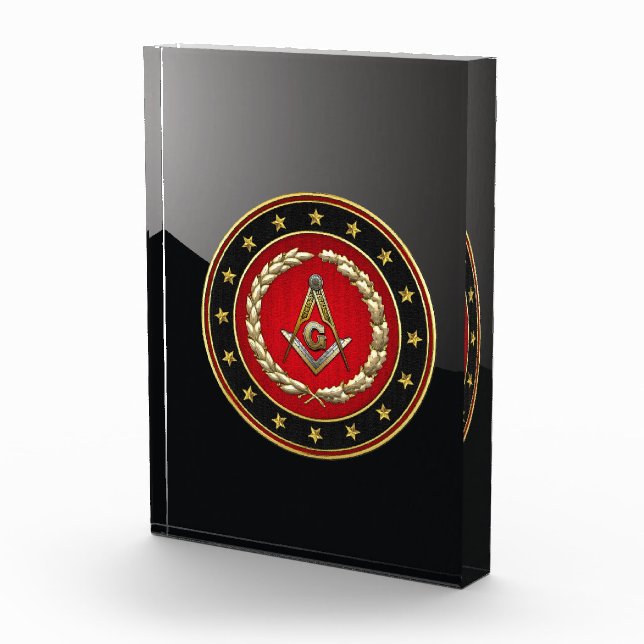 [200] Masonic Square and Compasses [3rd Degree] Award (Right)