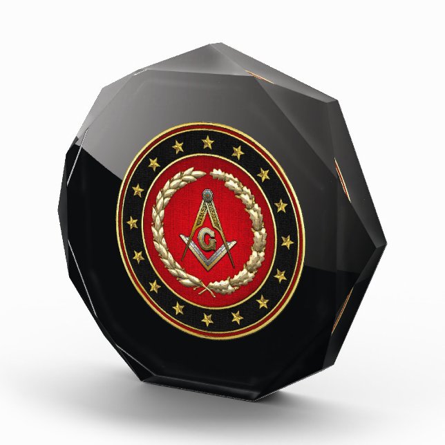 [200] Masonic Square and Compasses [3rd Degree] Award (Right)