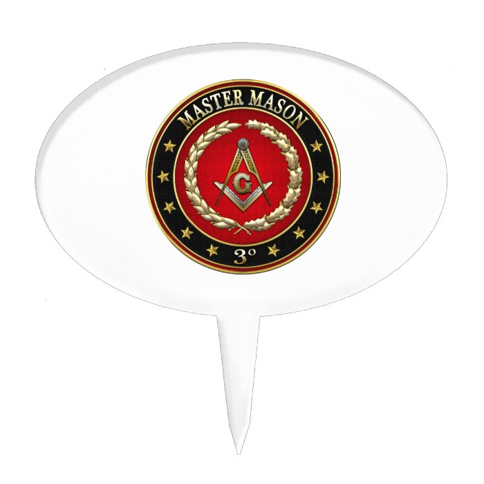 [200] Master Mason, 3rd Degree [Special Edition] Cake Topper