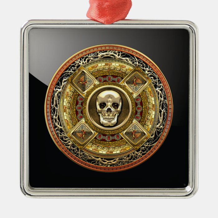 [200] Mictlantecuhtli – Aztec God of Death Christmas Ornament