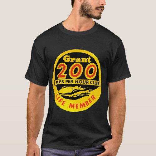 200 MPH Club Vintage Racing Logo Shirt