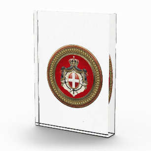 [200] Order of Malta - SMOM Coat of Arms Acrylic Award