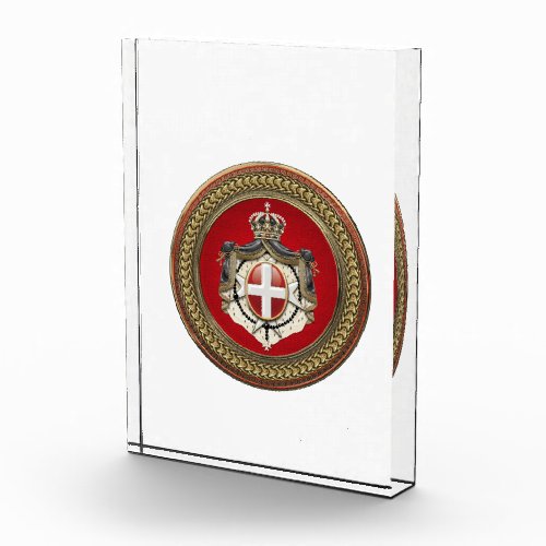 200 Order of Malta _ SMOM Coat of Arms Acrylic Award