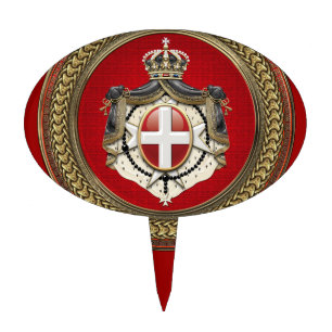 [200] Order of Malta - SMOM Coat of Arms Cake Topper