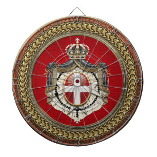 [200] Order of Malta - SMOM Coat of Arms Dart Board