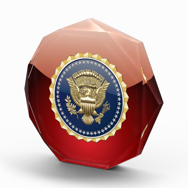[200] Presidential Service Badge [PSB] Acrylic Award (Right)