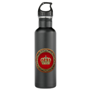[200] Prince-Princess King-Queen Crown [Belg.Gold] Water Bottle