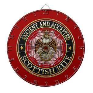 [200] Scottish Rite Double-headed Eagle Dart Board