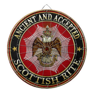 [200] Scottish Rite Double-headed Eagle Dart Board