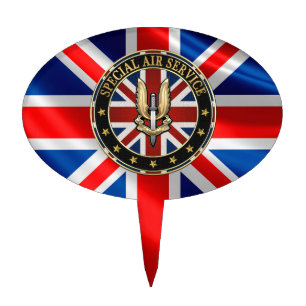 [200] Special Air Service (SAS) Badge [3D] Cake Topper