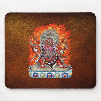 [200] Tibetan Thangka  - Wrathful Deity Hayagriva Mouse Pad
