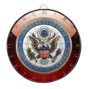 [200] U.S. Department of State (DoS) Emblem [3D] Dartboard