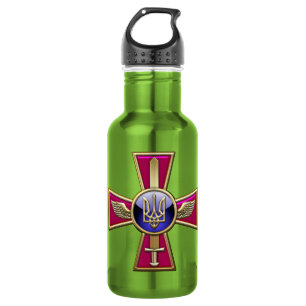 [200] Ukrainian Air Force Emblem Water Bottle