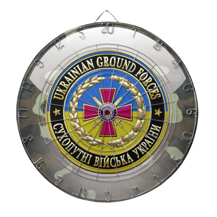 [200] Ukrainian Ground Forces [Special Edition] Dartboard With Darts